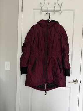 Burgundy DKNY Coat